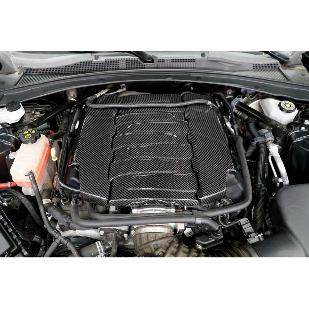Chevrolet Camaro SS LT1 Carbon Fiber Engine Cover Package 2016 - 2024-Engine Bay Enhancement-Grocery Getter Performance