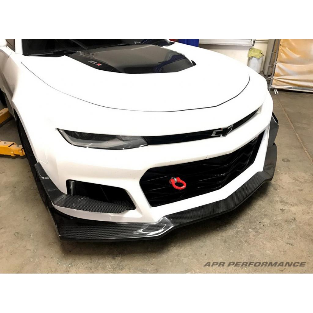 Chevrolet Camaro ZL1 Carbon Fiber Front Bumper Canards 2017 - 2024-Front Bumper Canards-Grocery Getter Performance