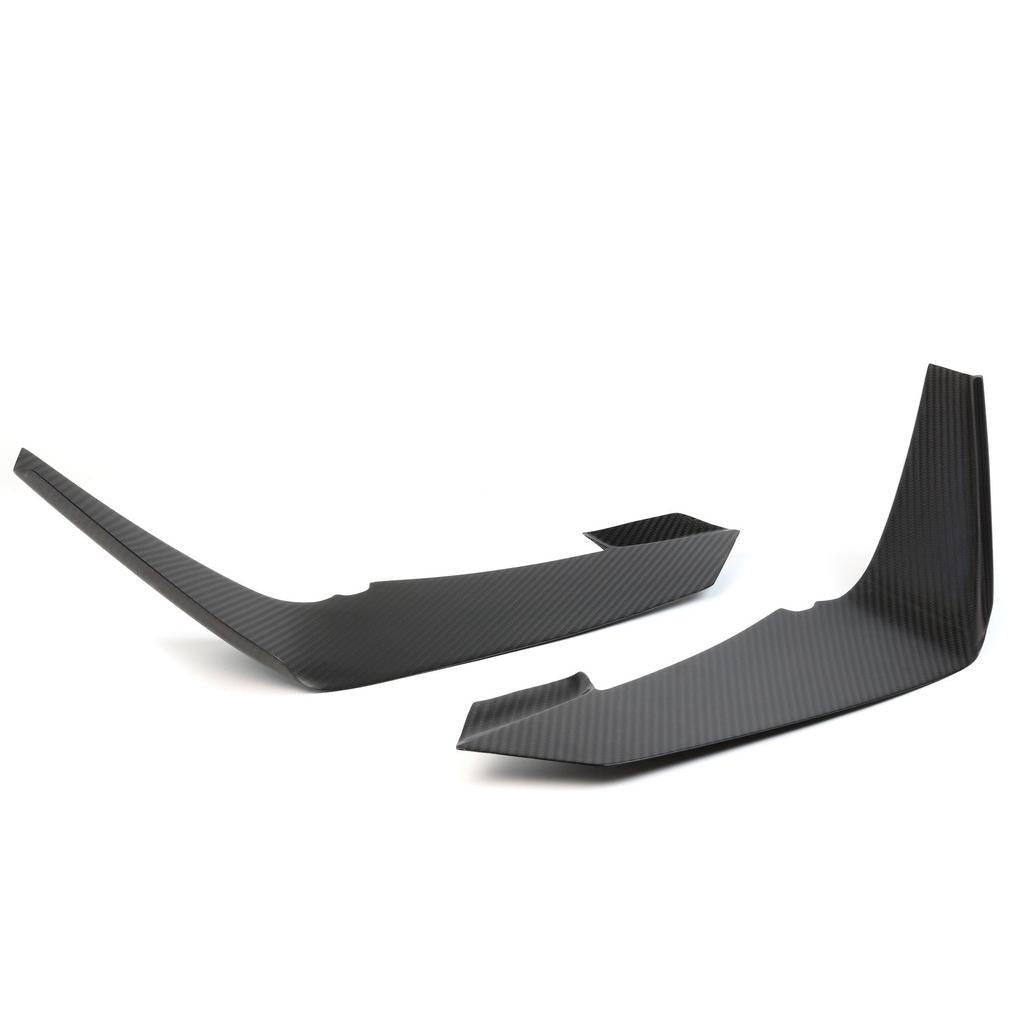 Chevrolet Camaro ZL1 Carbon Fiber Front Bumper Canards 2017 - 2024-Front Bumper Canards-Grocery Getter Performance