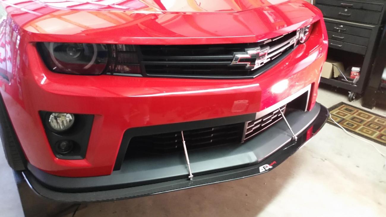 Chevrolet Camaro ZL1 Carbon Fiber Front Wind Splitter 2012 - 2015-Front Wind Splitter-Grocery Getter Performance