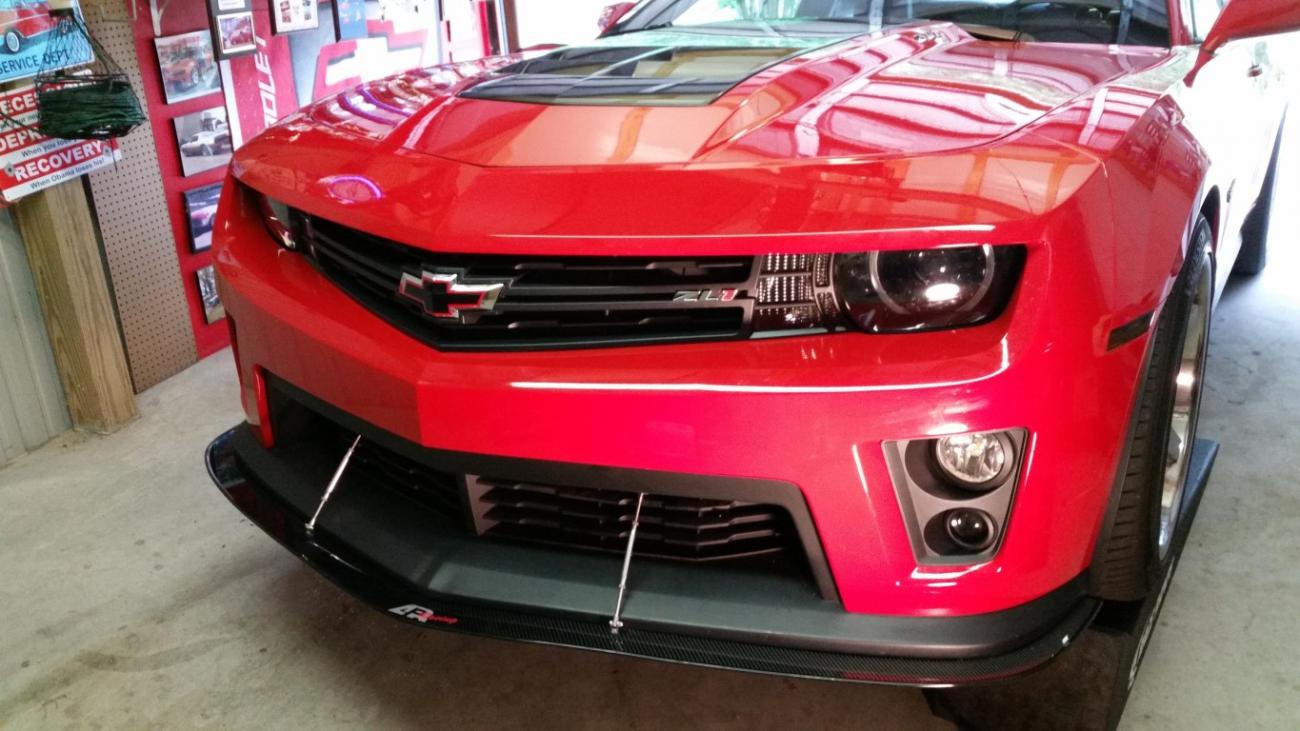Chevrolet Camaro ZL1 Carbon Fiber Front Wind Splitter 2012 - 2015-Front Wind Splitter-Grocery Getter Performance