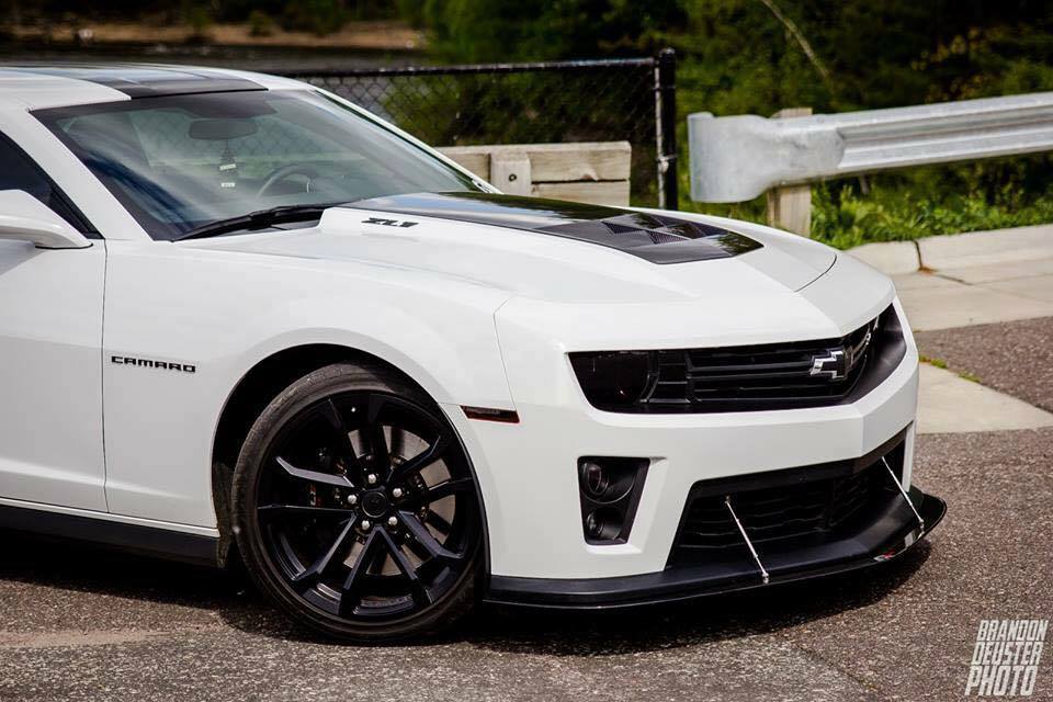 Chevrolet Camaro ZL1 Carbon Fiber Front Wind Splitter 2012 - 2015-Front Wind Splitter-Grocery Getter Performance