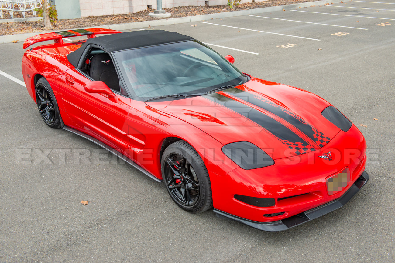 Chevrolet Corvette C5 DRY Carbon Fiber Front Headlight Covers