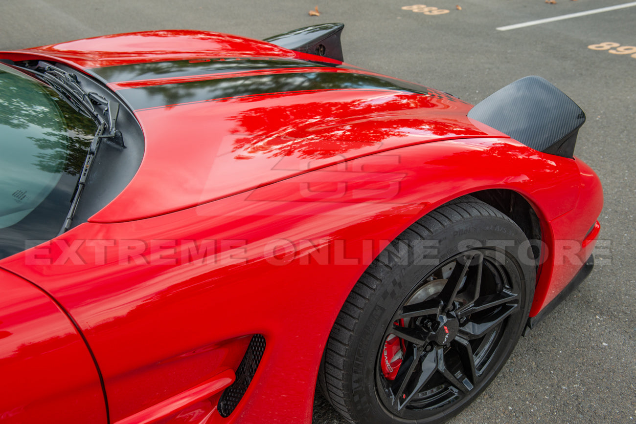 Chevrolet Corvette C5 DRY Carbon Fiber Front Headlight Covers