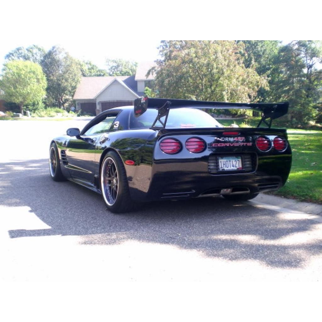 Chevrolet Corvette C5 GTC300 67" Carbon Fiber Adjustable Wing-GTC-300 Wing-Grocery Getter Performance