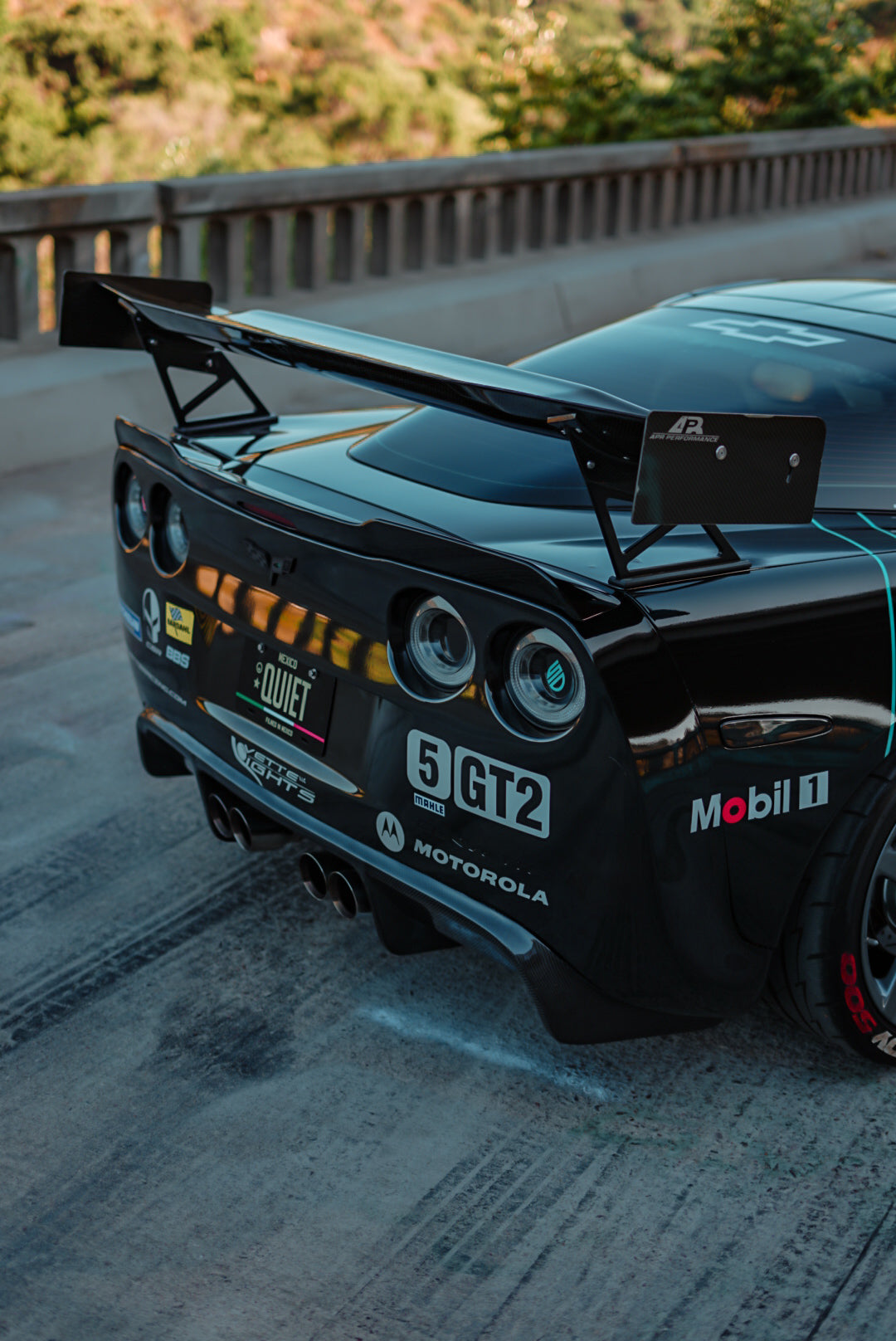 Chevrolet Corvette C6 / C6 Z06 GTC500 Carbon Fiber Adjustable Wing-GTC-500 Wing-Grocery Getter Performance