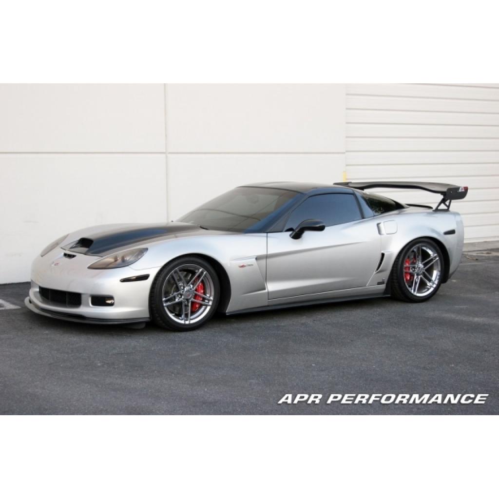 Chevrolet Corvette C6 Z06 Carbon Fiber Side Rocker Extensions/ Side Skirt (Fits Z06 and Grand Sport)-Side Rocker Extensions-Grocery Getter Performance