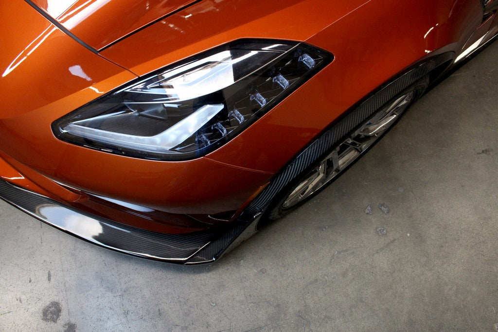 Chevrolet Corvette C7/ C7 Z06 Carbon Fiber Front Airdam/ Lip-Front Air Dam-Grocery Getter Performance
