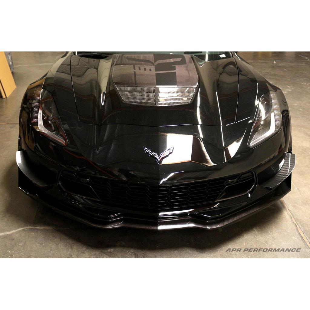 Chevrolet Corvette C7 / C7 Z06 Carbon Fiber Front Bumper Race Canards-Front Bumper Canards-Grocery Getter Performance