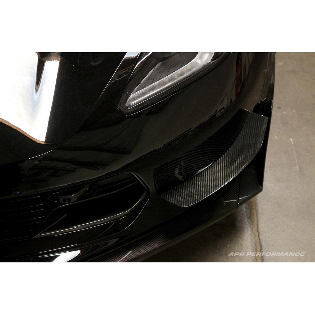 Chevrolet Corvette C7 / C7 Z06 Carbon Fiber Front Bumper Race Canards-Front Bumper Canards-Grocery Getter Performance