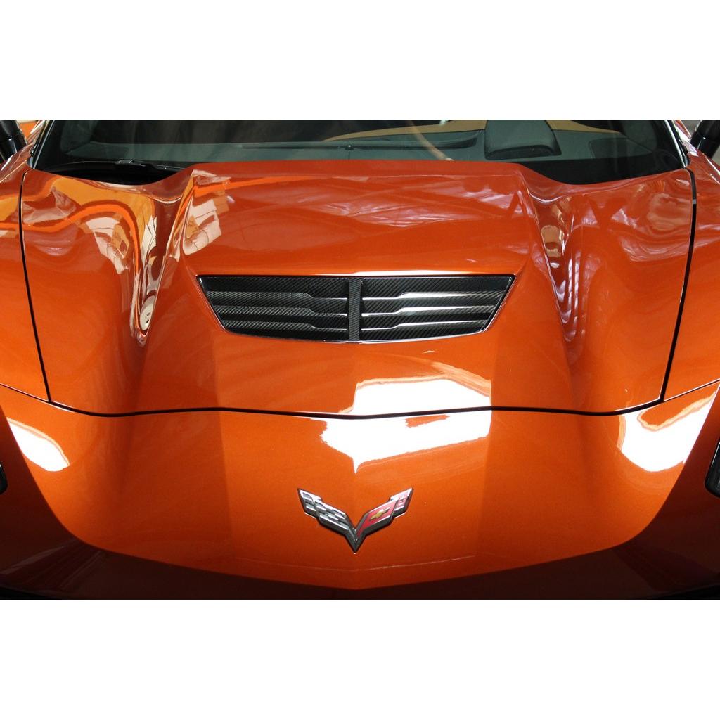 Chevrolet Corvette C7 C7 Z06 Carbon Fiber Hood Vent-Hood Vent-Grocery Getter Performance