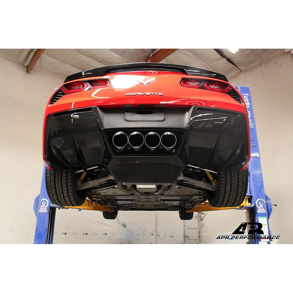Chevrolet Corvette C7 Carbon Fiber Rear Diffuser Undertray-Undertray-Grocery Getter Performance