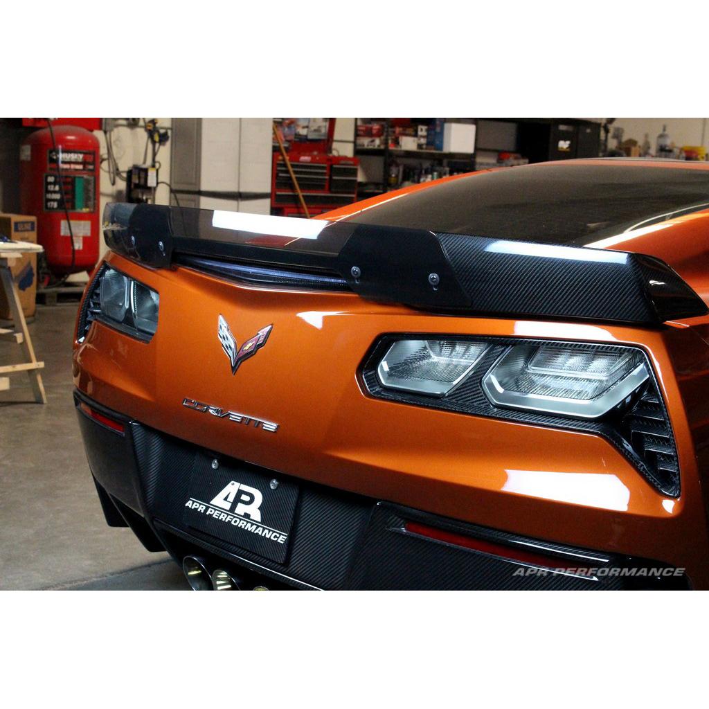 Chevrolet Corvette C7 Carbon Fiber Rear Tail Light Bezels-Carbon Fiber Enhancement Parts-Grocery Getter Performance