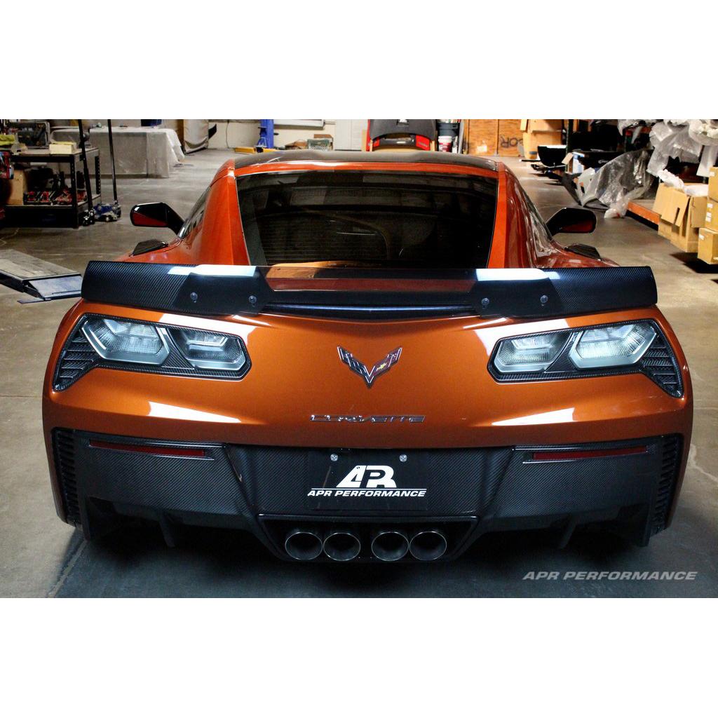 Chevrolet Corvette C7 Carbon Fiber Rear Tail Light Bezels-Carbon Fiber Enhancement Parts-Grocery Getter Performance