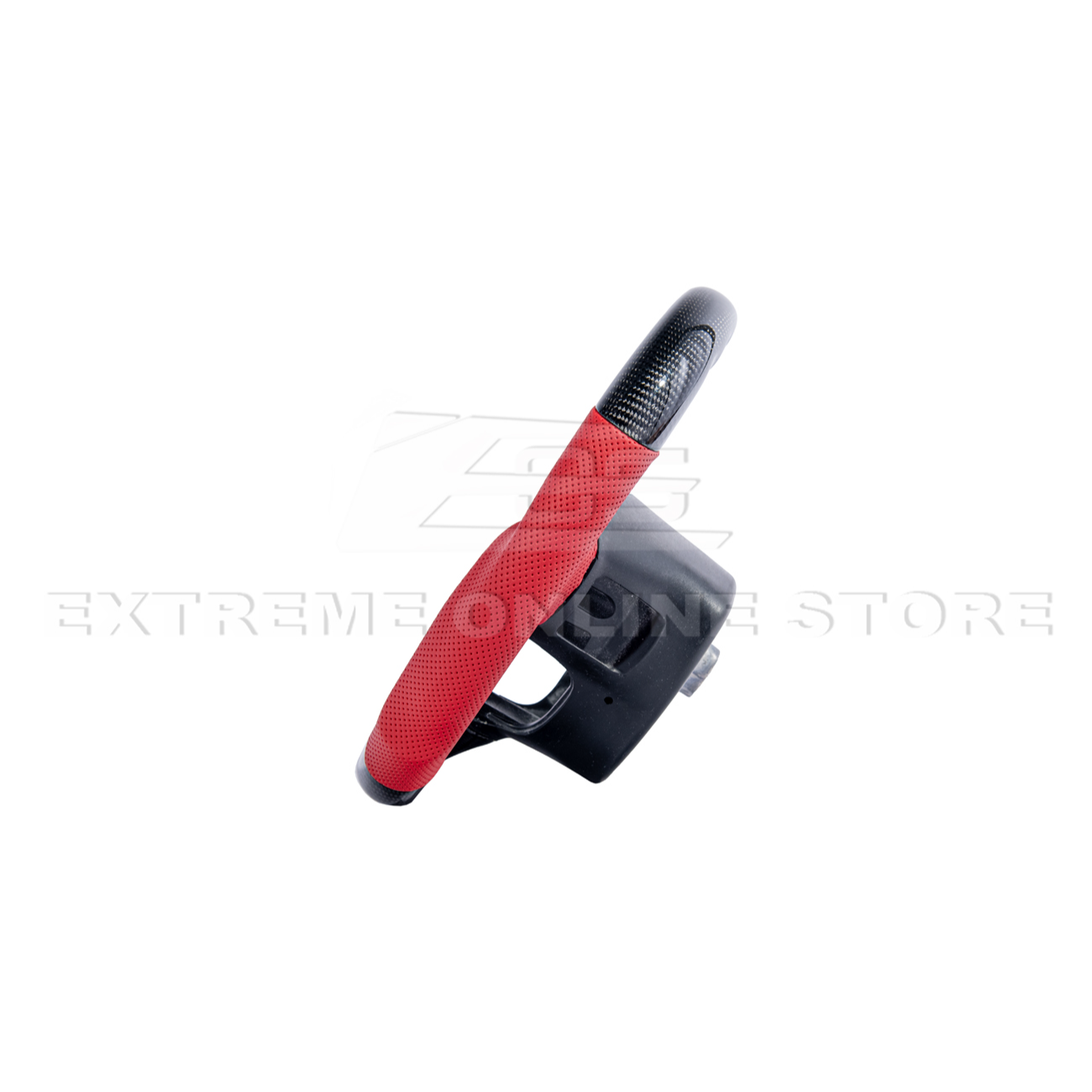 Chevrolet Corvette C7 Red Leather Red Stitching Carbon Fiber Steering Wheel