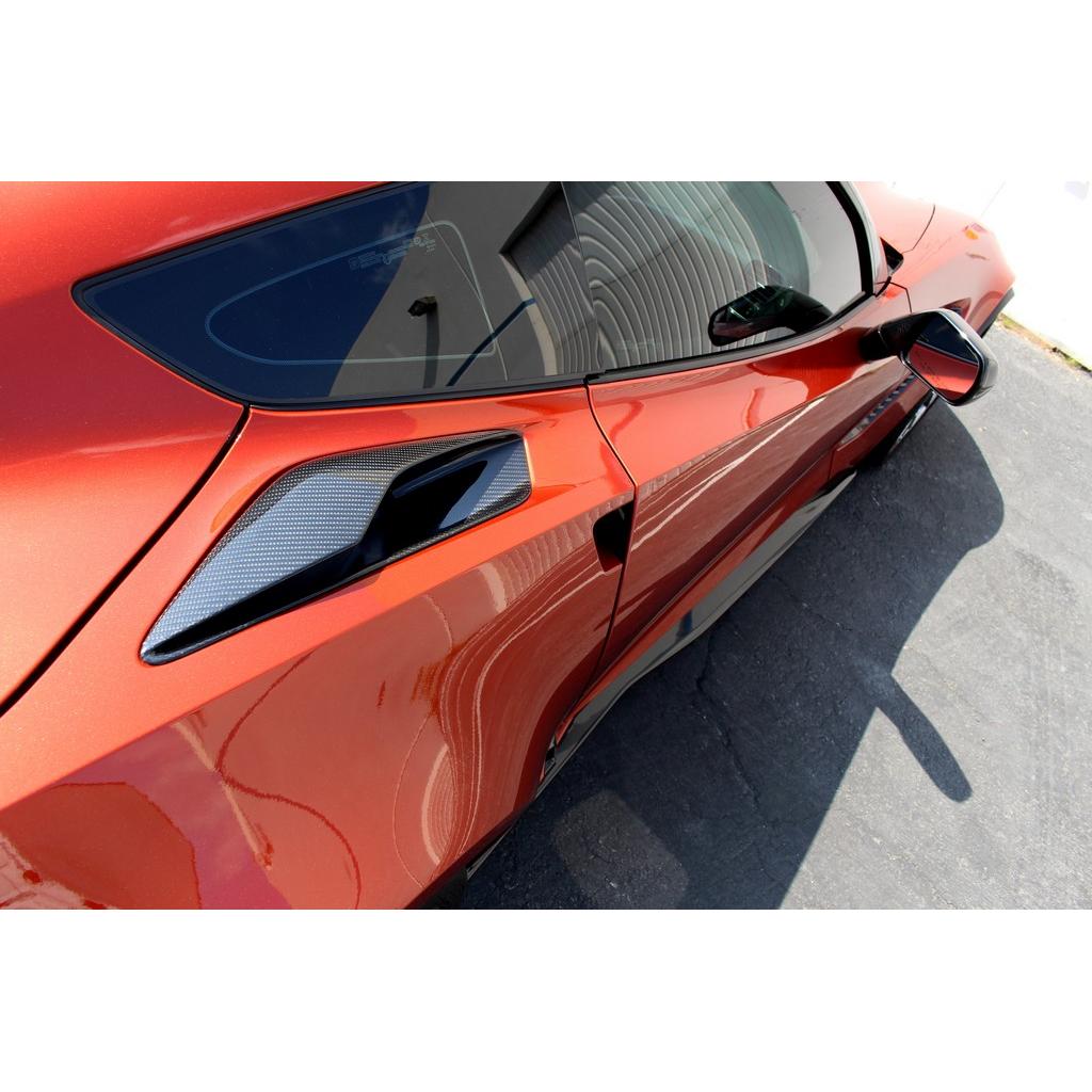 Chevrolet Corvette C7 Stingray / C7 Z06 Carbon Fiber Quarter Panel Intake Vents-Air ducts-Grocery Getter Performance