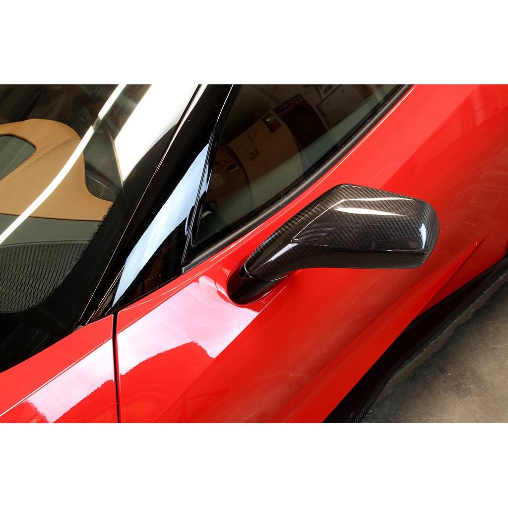Chevrolet Corvette C7 Stingray / Z06 Carbon Fiber Replacement Mirrors-Mirror Covers-Grocery Getter Performance