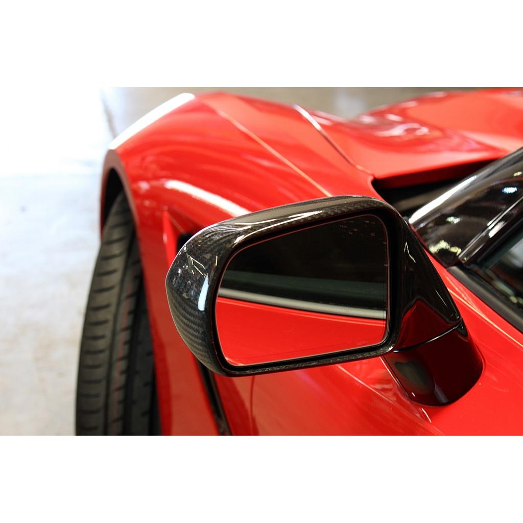 Chevrolet Corvette C7 Stingray / Z06 Carbon Fiber Replacement Mirrors-Mirror Covers-Grocery Getter Performance