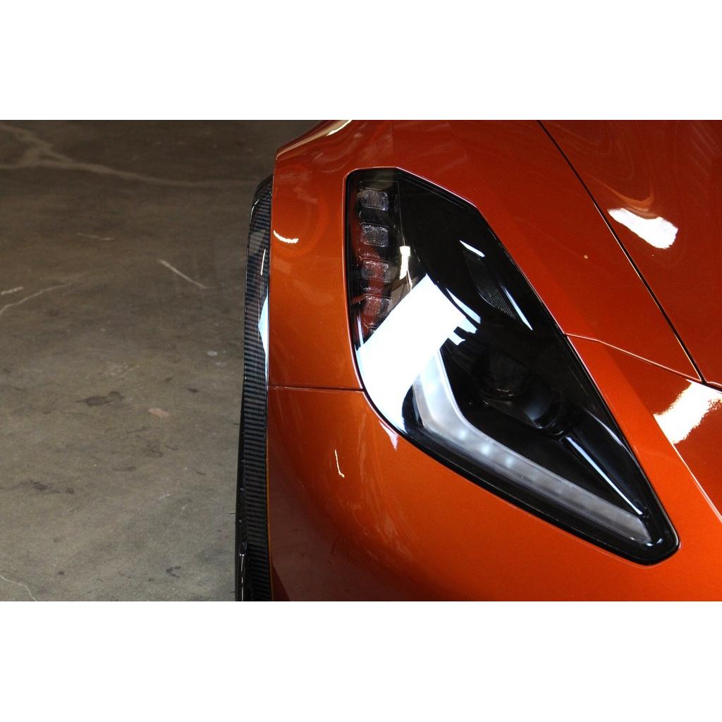 Chevrolet Corvette C7 Z06 Carbon Fiber Fender Wheel Arch Moldings-Fender Arch Wheel Molding-Grocery Getter Performance