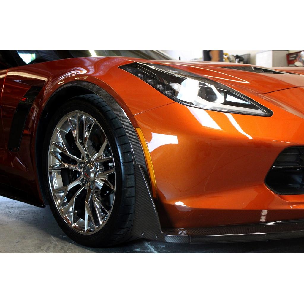 Chevrolet Corvette C7 Z06 Carbon Fiber Fender Wheel Arch Moldings-Fender Arch Wheel Molding-Grocery Getter Performance