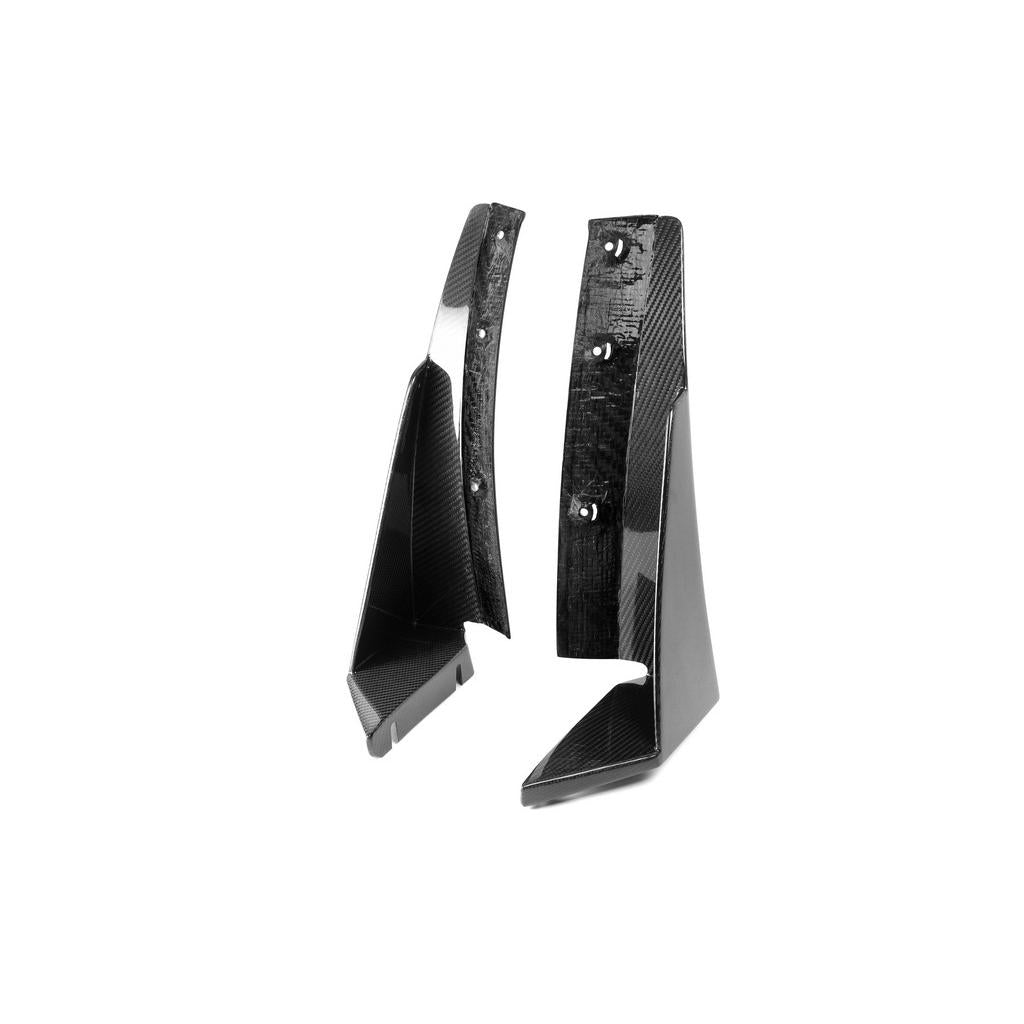 Chevrolet Corvette C7 Z06 Carbon Fiber Front Bumper Canards and Spats-Front Bumper Canards-Grocery Getter Performance