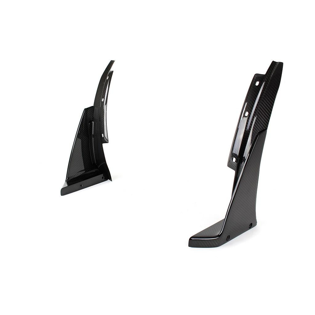 Chevrolet Corvette C7 Z06 Carbon Fiber Front Bumper Canards and Spats-Front Bumper Canards-Grocery Getter Performance