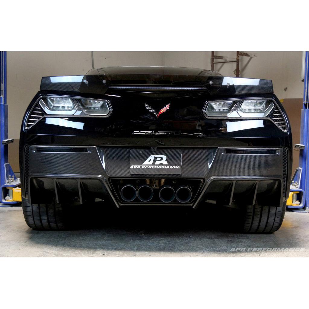 Chevrolet Corvette C7 Z06 Carbon Fiber Rear Diffuser (Version 2)-Rear Diffuser-Grocery Getter Performance