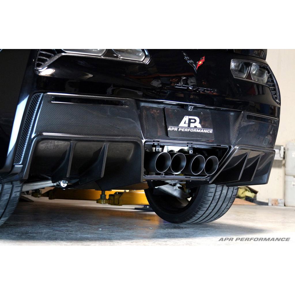 Chevrolet Corvette C7 Z06 Carbon Fiber Rear Diffuser (Version 2)-Rear Diffuser-Grocery Getter Performance