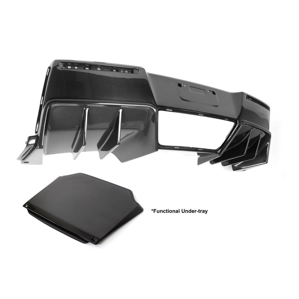 Chevrolet Corvette C7 Z06 Carbon Fiber Rear Diffuser (Version 2)-Rear Diffuser-Grocery Getter Performance