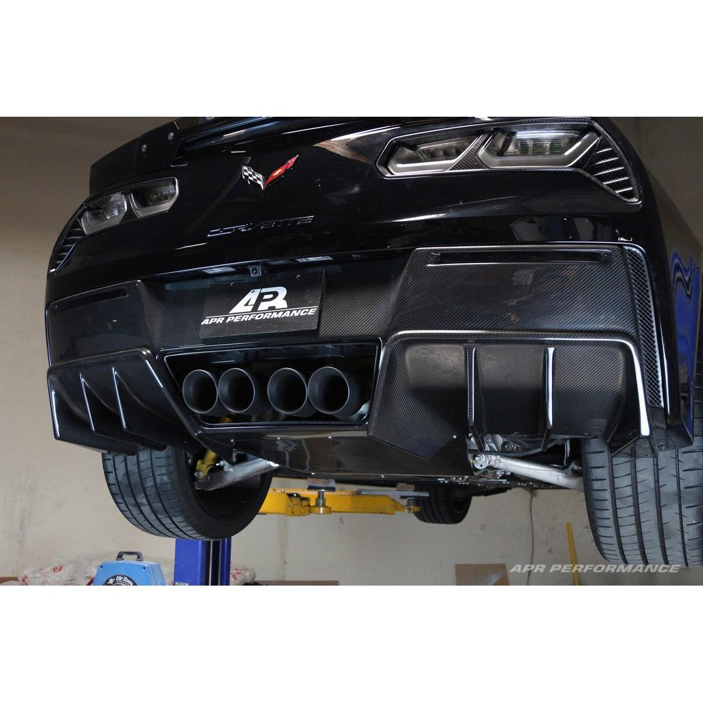 Chevrolet Corvette C7 Z06 Carbon Fiber Rear Diffuser (Version 2)-Rear Diffuser-Grocery Getter Performance