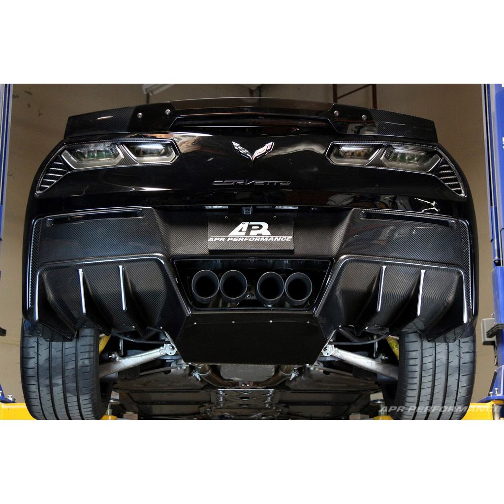 Chevrolet Corvette C7 Z06 Carbon Fiber Rear Diffuser (Version 2)-Rear Diffuser-Grocery Getter Performance