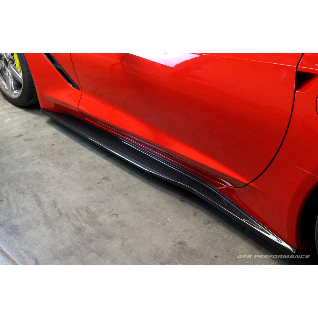Chevrolet Corvette C7 Z06 Carbon Fiber Side Rocker Extensions/ Side Skirts-Side Rocker Extensions-Grocery Getter Performance