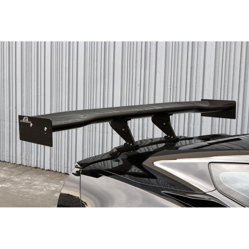 Chevrolet Corvette C7 Z06 / Grand Sport GTC500 Chassis Mount Carbon Fiber Adjustable Wing-GTC-500 Wing-Grocery Getter Performance