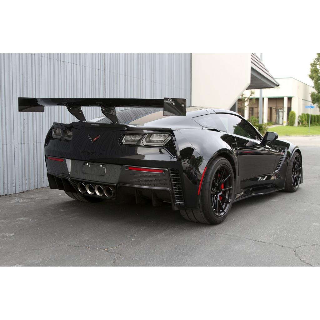 Chevrolet Corvette C7 Z06 / Grand Sport GTC500 Chassis Mount Carbon Fiber Adjustable Wing-GTC-500 Wing-Grocery Getter Performance