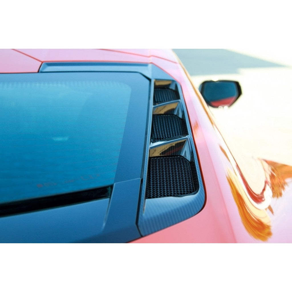 Chevrolet Corvette C8 & C8 Z06 Carbon Fiber Rear Hatch Vents-Carbon Fiber Enhancement Parts-Grocery Getter Performance