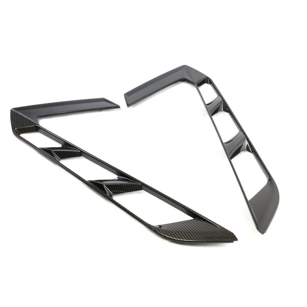 Chevrolet Corvette C8 & C8 Z06 Carbon Fiber Rear Hatch Vents-Carbon Fiber Enhancement Parts-Grocery Getter Performance
