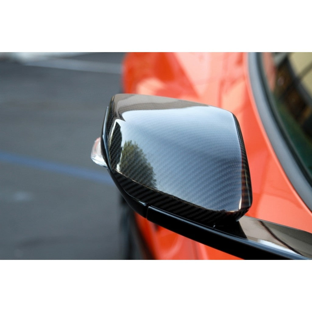 Chevrolet Corvette C8 & C8 Z06 Carbon Fiber Replacement Mirror Covers-Mirror Covers-Grocery Getter Performance
