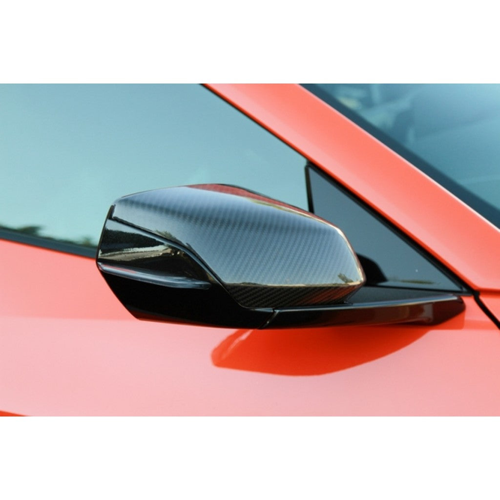 Chevrolet Corvette C8 & C8 Z06 Carbon Fiber Replacement Mirror Covers-Mirror Covers-Grocery Getter Performance