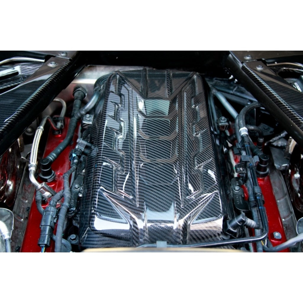 Chevrolet Corvette C8 Carbon Fiber Engine Plenum Cover, Appearance Panels, and Package-Engine Bay Enhancement-Grocery Getter Performance