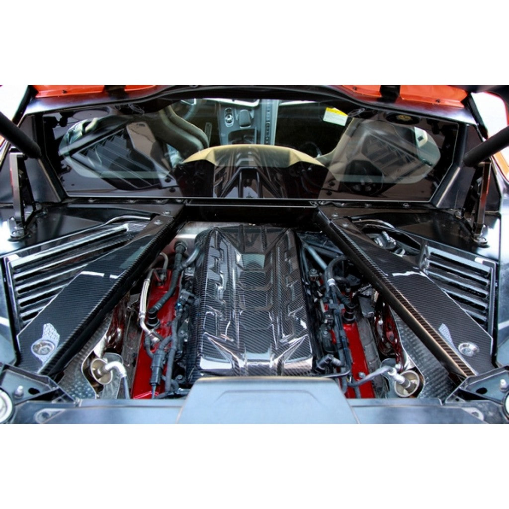 Chevrolet Corvette C8 Carbon Fiber Engine Plenum Cover, Appearance Panels, and Package-Engine Bay Enhancement-Grocery Getter Performance