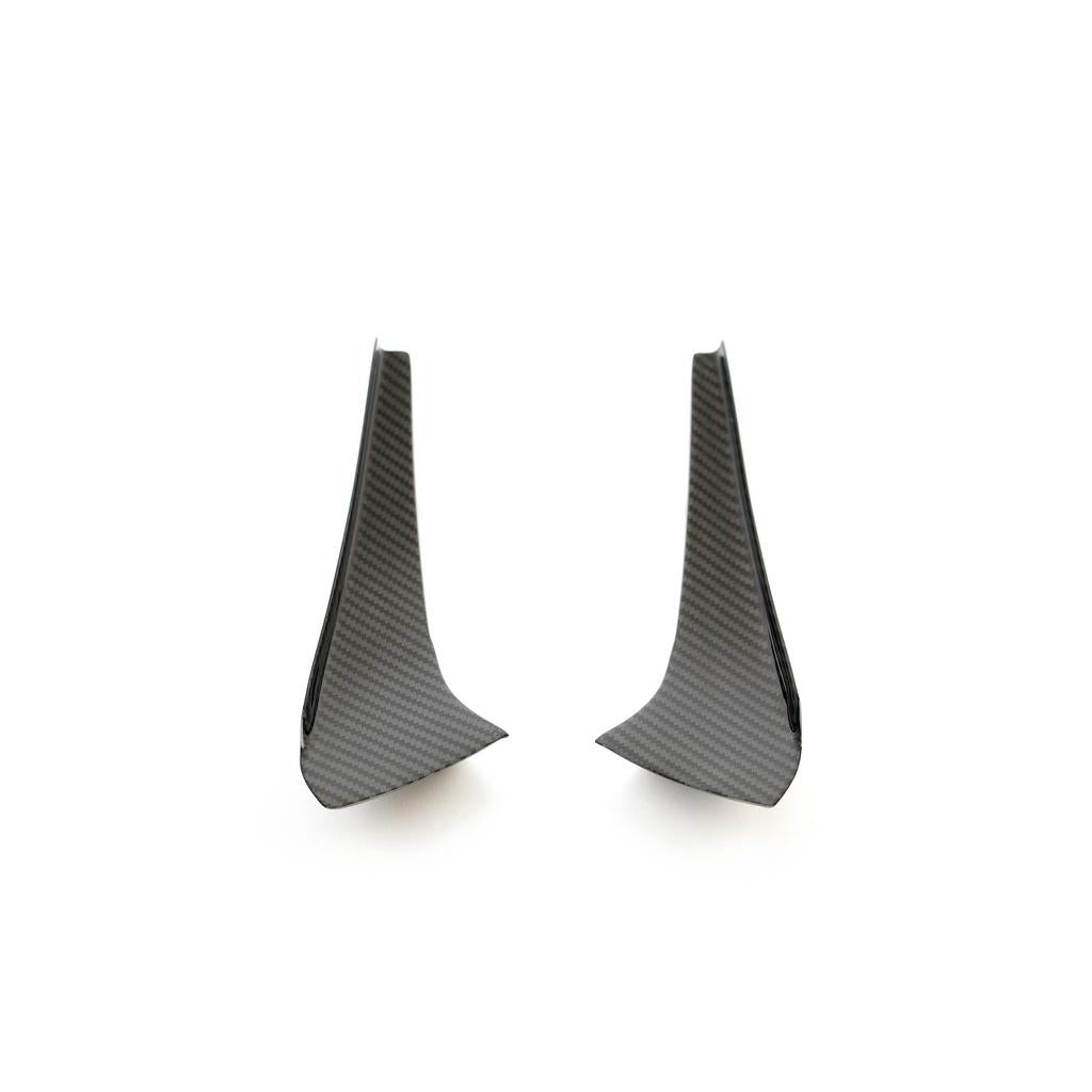 Chevrolet Corvette C8 Carbon Fiber Front Bumper Canards-Front Bumper Canards-Grocery Getter Performance