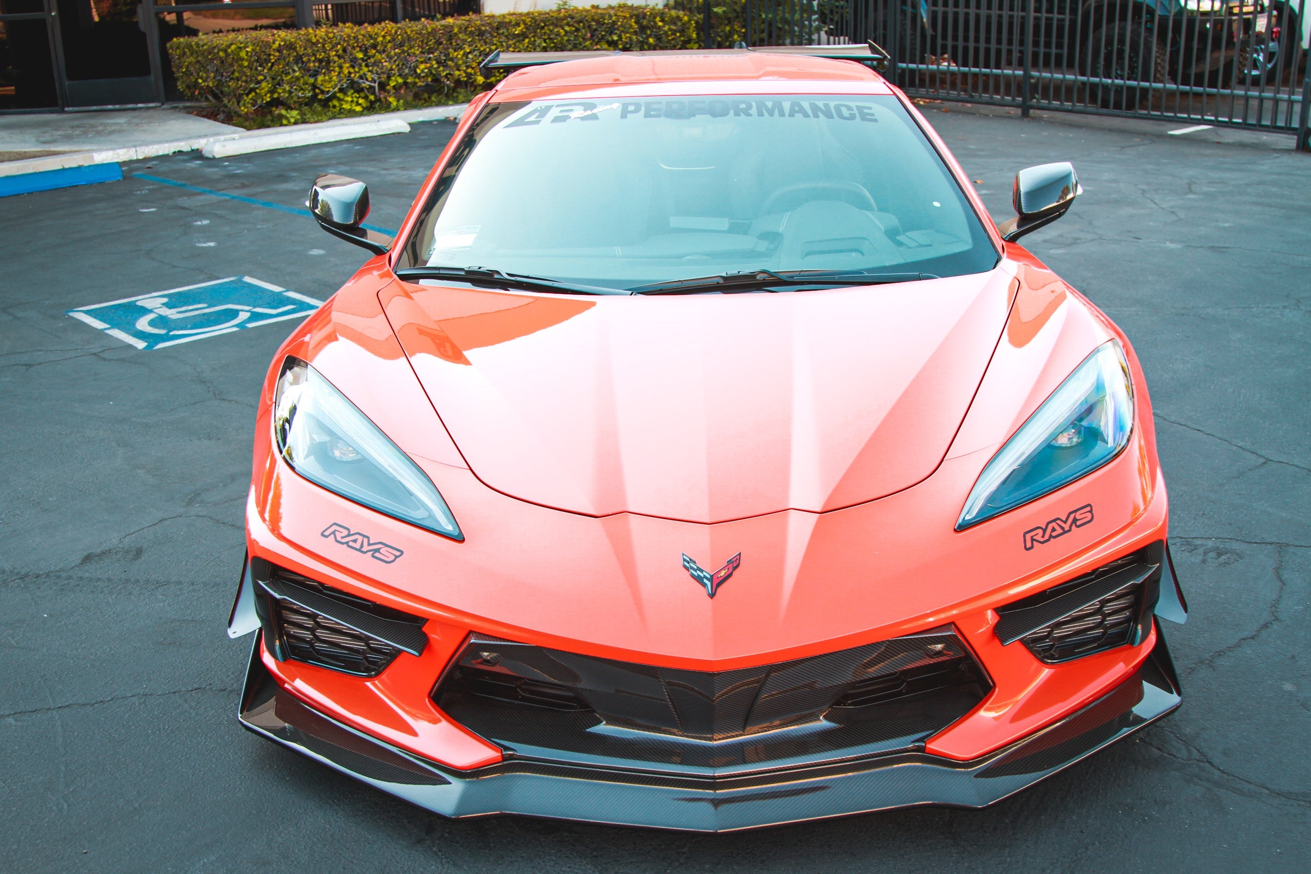 Chevrolet Corvette C8 Carbon Fiber Front Bumper Side Bezels-Carbon Fiber Enhancement Parts-Grocery Getter Performance