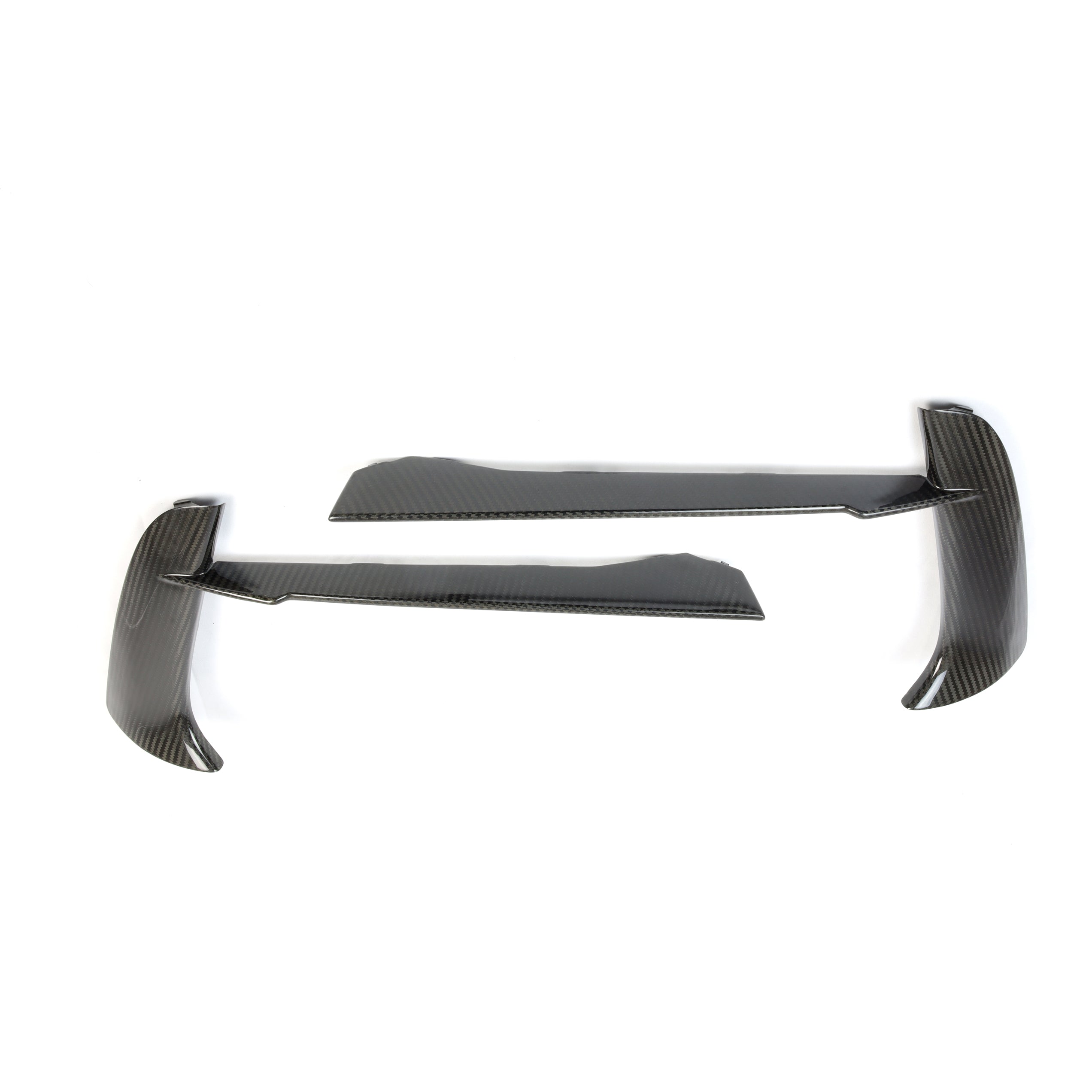 Chevrolet Corvette C8 Carbon Fiber Front Bumper Side Bezels-Carbon Fiber Enhancement Parts-Grocery Getter Performance