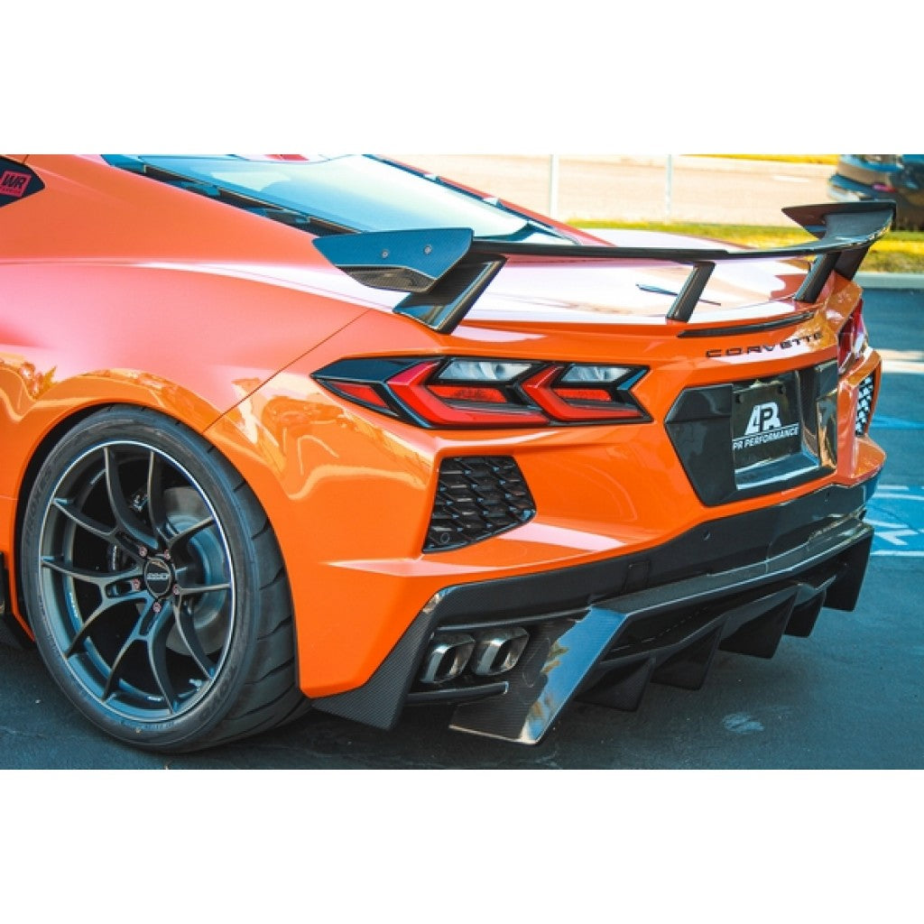 Chevrolet Corvette C8 Carbon Fiber License Plate Backing-License plate backing-Grocery Getter Performance