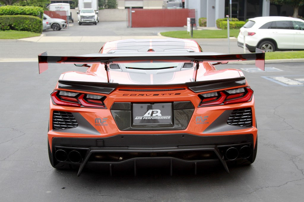 Chevrolet Corvette C8 Carbon Fiber License Plate Backing-License plate backing-Grocery Getter Performance