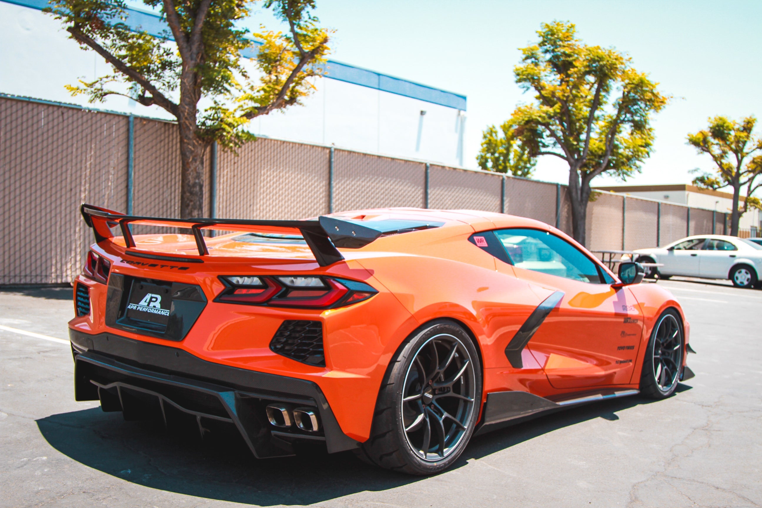 Chevrolet Corvette C8 Carbon Fiber License Plate Backing-License plate backing-Grocery Getter Performance
