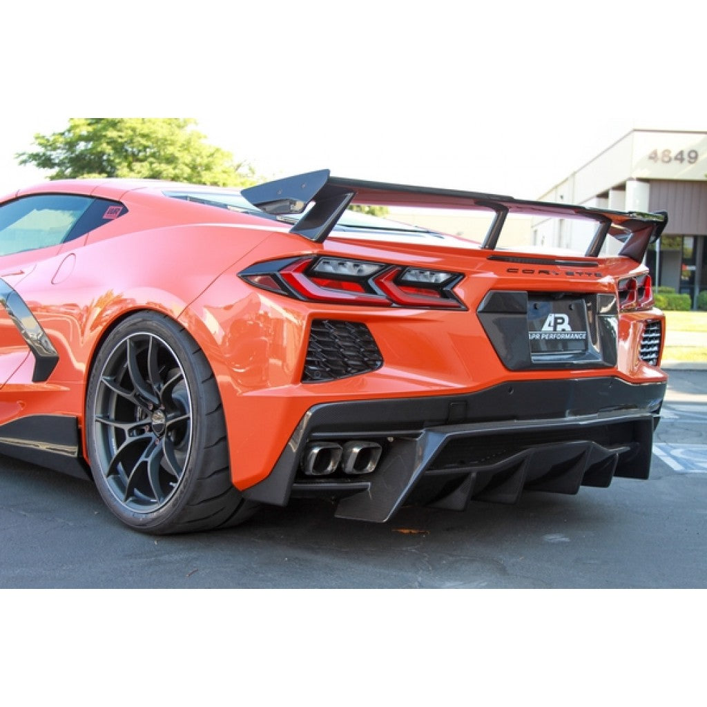 Chevrolet Corvette C8 Carbon Fiber Rear High Wing-Rear Wing-Grocery Getter Performance