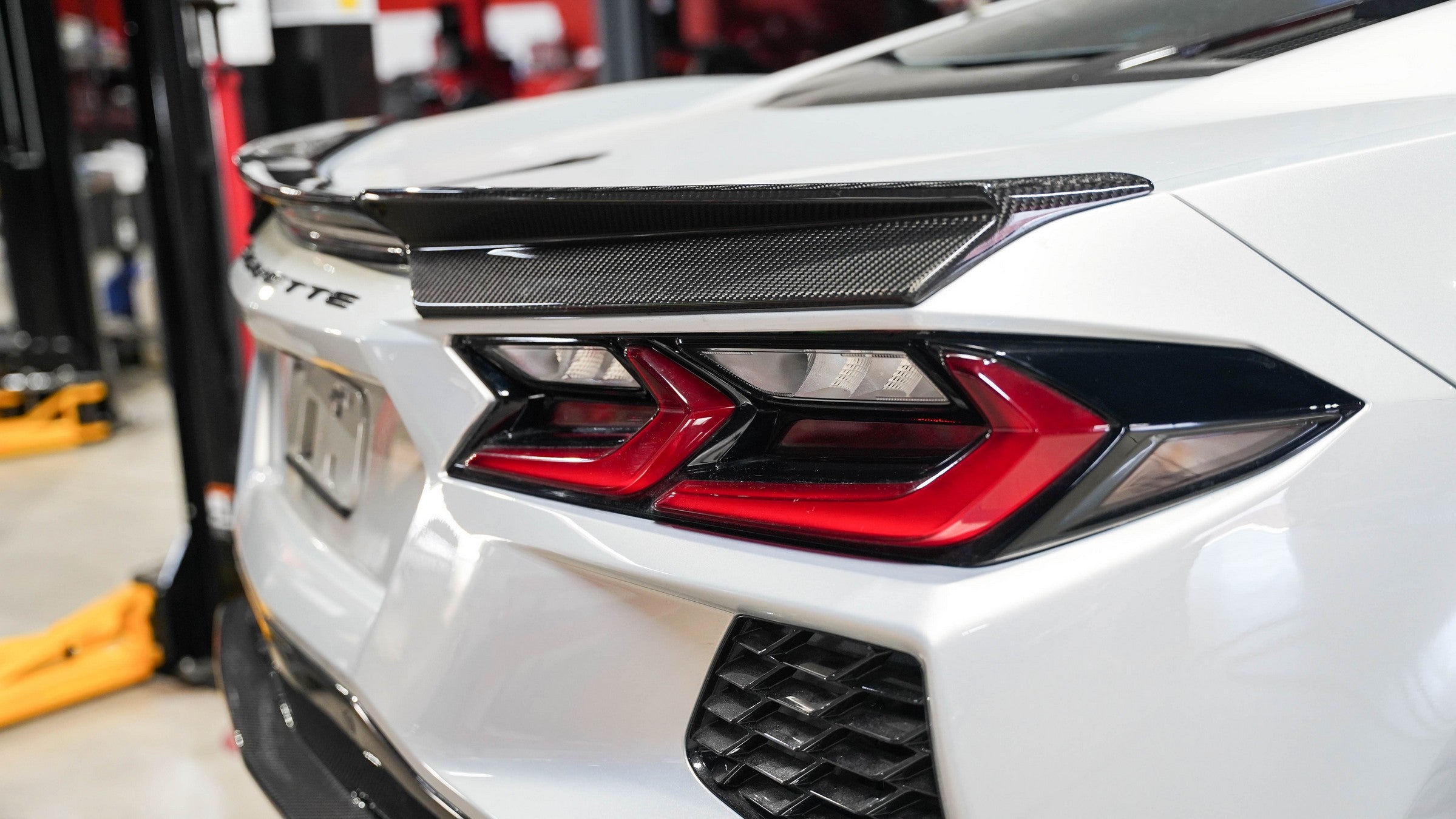 Chevrolet Corvette C8 Carbon Fiber Rear Spoiler Delete-Rear spoiler-Grocery Getter Performance