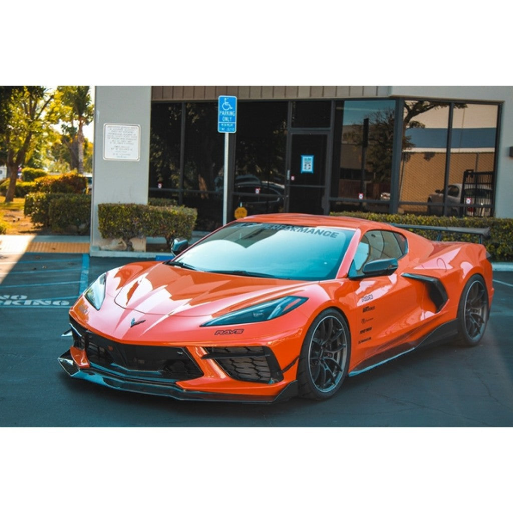 Chevrolet Corvette C8 Carbon Fiber Side Rocker Extensions/ Side Skirt-Side Rocker Extensions-Grocery Getter Performance