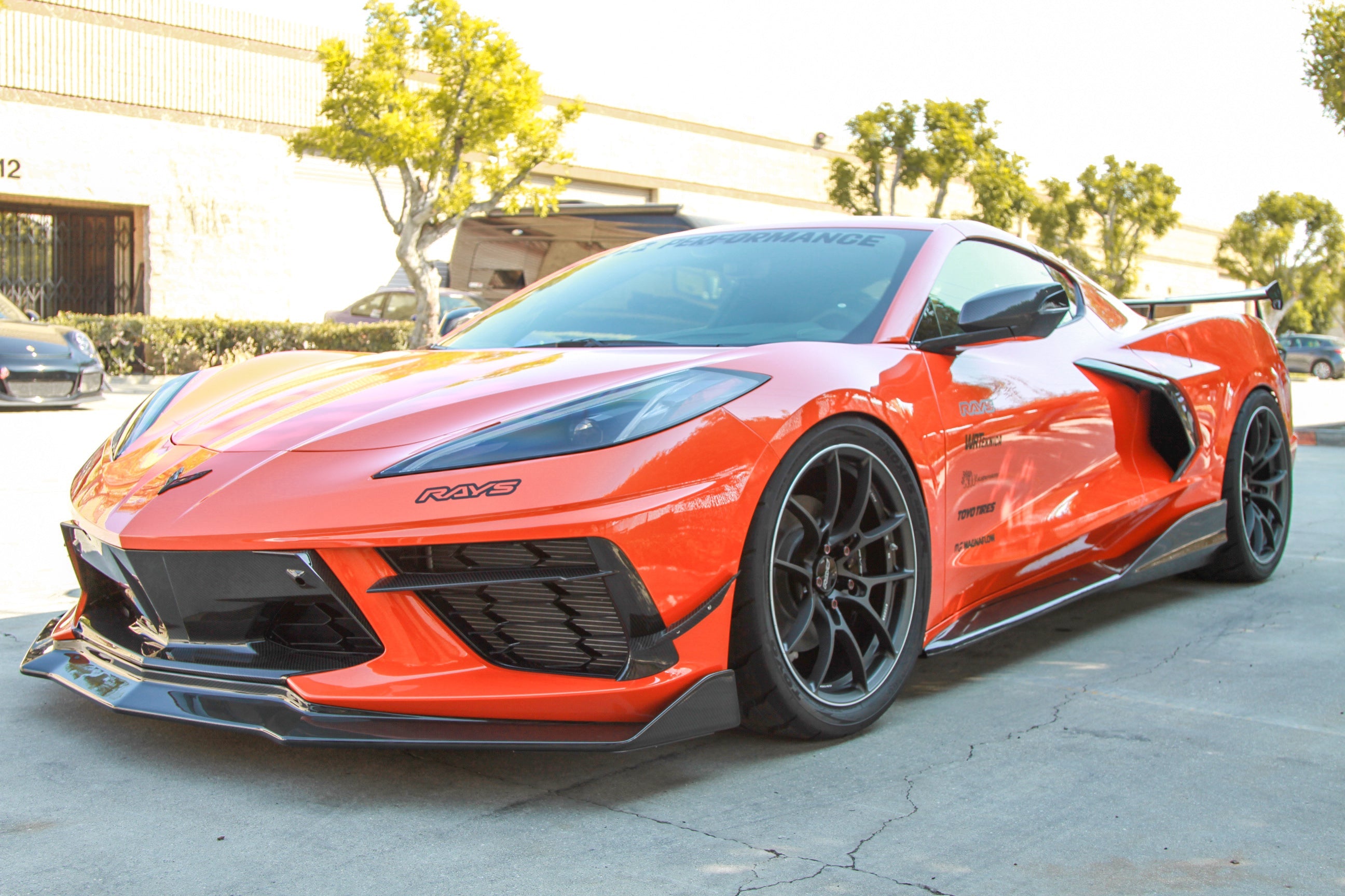 Chevrolet Corvette C8 Carbon Fiber Side Rocker Extensions/ Side Skirt-Side Rocker Extensions-Grocery Getter Performance